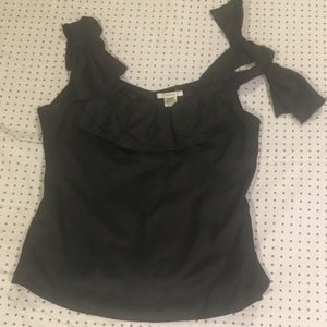 Brand new black sleeveless blouse